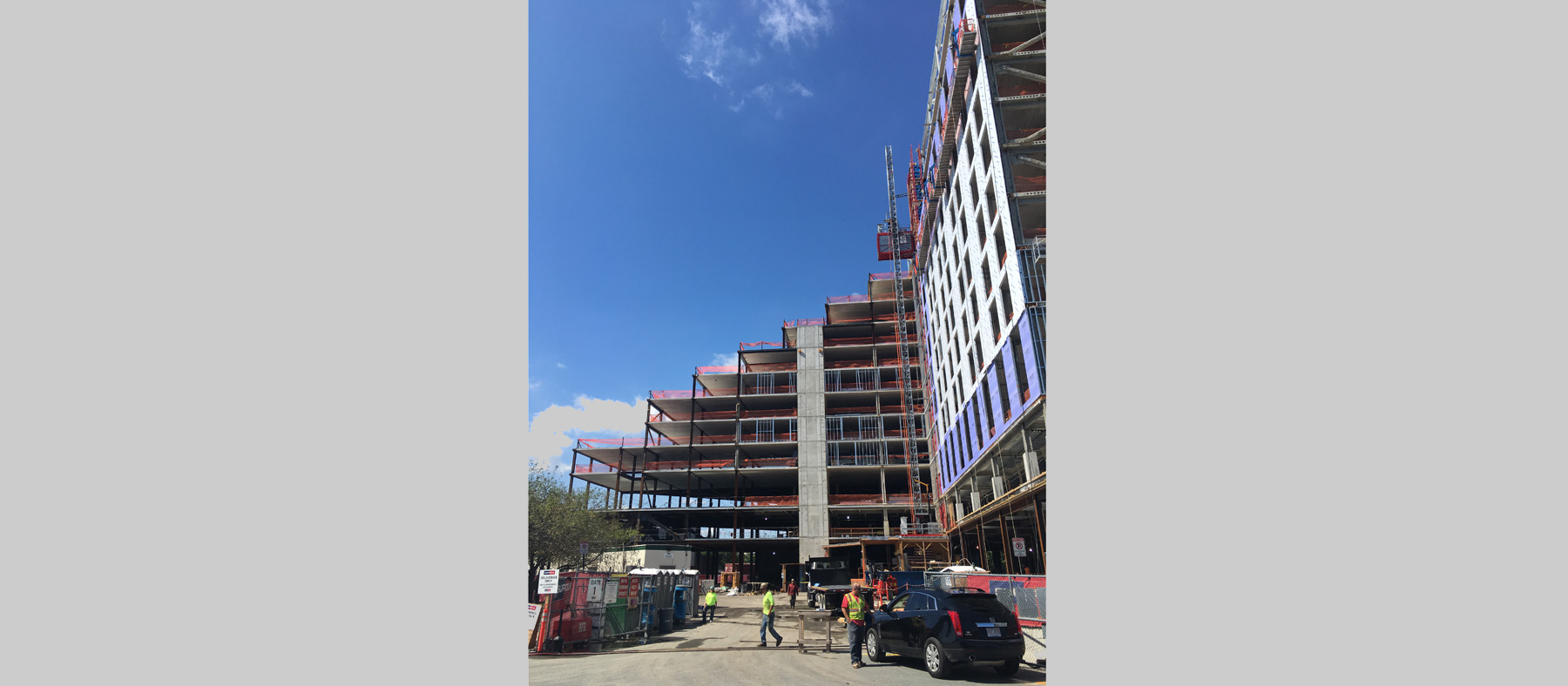 construction of building in progress