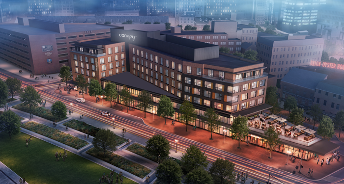 Haymarket Hotel, Parcel 9 - Greenway Boston